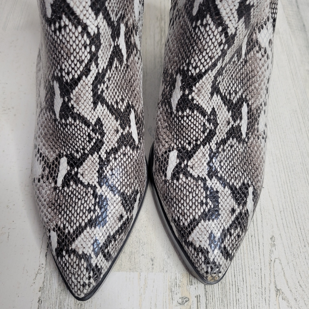 Tony Bianco Snake Print Booties - image 4